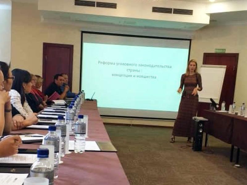 Акыйкатчы (Омбудсмен) аппаратынын кызматкерлери «Кыргыз Республикасынын жаңы жазык мыйзамдары соттук-укуктук реформалардын алкагында» темасы боюнча тренингге катышышты