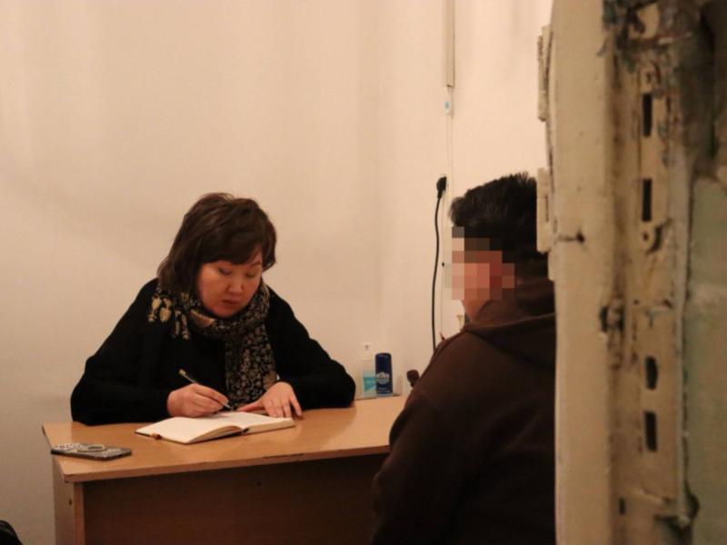 Акыйкатчы Джамиля Джаманбаева посетила СИЗО в Бишкеке