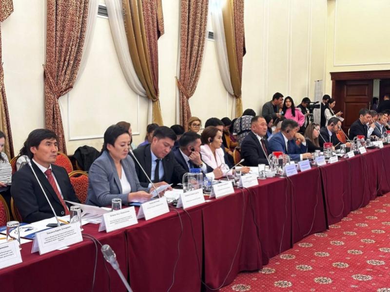 Бишкекте КРнын Акыйкатчысы жөнүндө конституциялык мыйзам долбоору талкууланды