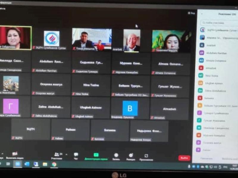 Токон Мамытов и представители аппарата Омбудсмена приняли участие в рабочей встрече членов Сети ГГЮП в КР