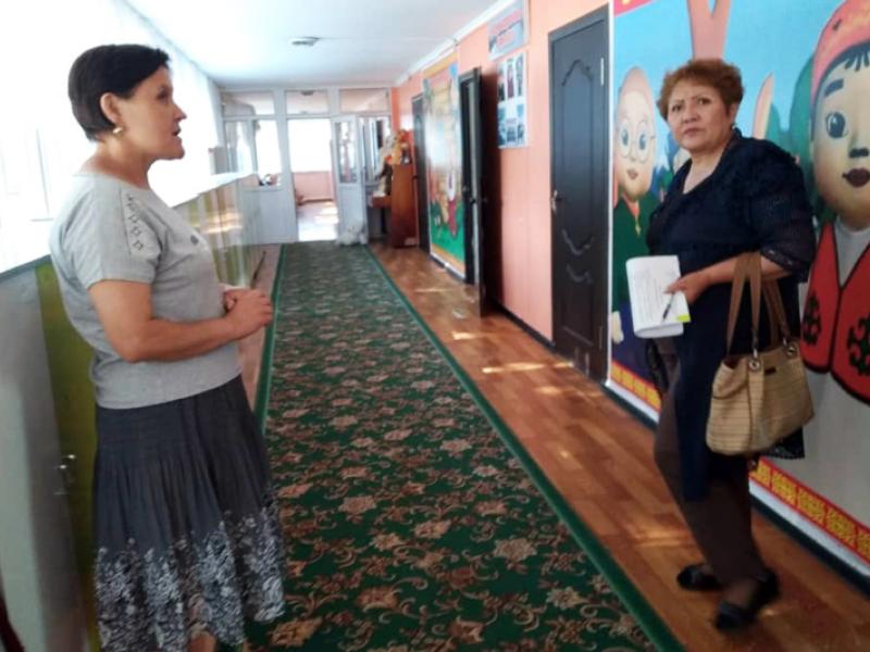 КР Акыйкатчынын орун басары өлкөнүн түштүгүндөгү балдар интернаттарда жана жабык мекемелерде балдардын укуктарынын сакталышын текшерди