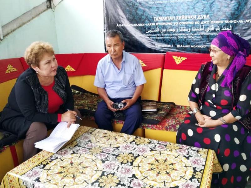 КР Акыйкатчынын орун басары өлкөнүн түштүгүндөгү балдар интернаттарда жана жабык мекемелерде балдардын укуктарынын сакталышын текшерди