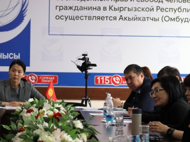 Атыр Абдрахматова обсудила с представителями правоохранительных органов и неправительственных организаций вопросы поддержки журналистов и СМИ Кыргызстана 