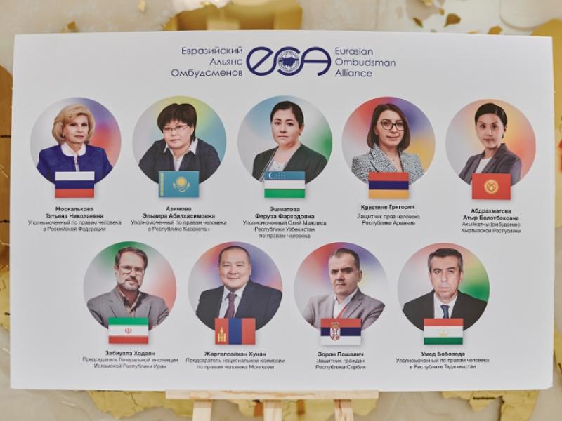 Akyikatchy A. Abdrakhmatova took part in the VII meeting of the Eurasian Alliance of Ombudsmen