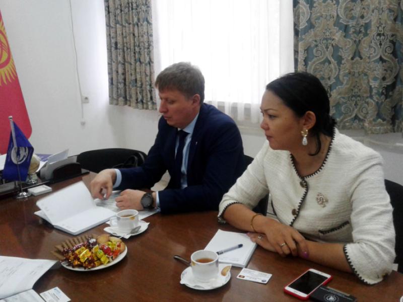 Кыргызстандын Акыйкатчысы БУУнун баңги заттар жана кылмыштуулук боюнча башкармалыгынын өкүлдөрү менен жолукту