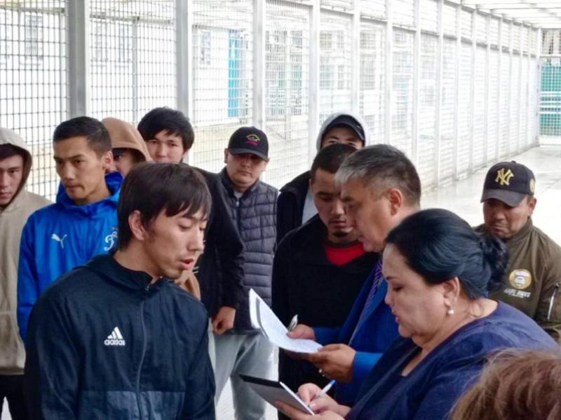 The Ombudsman of the Kyrgyz Republic visited a special institution of the Russian Ministry of Internal Affairs in Sakharovo, where Kyrgyz citizens are temporarily held