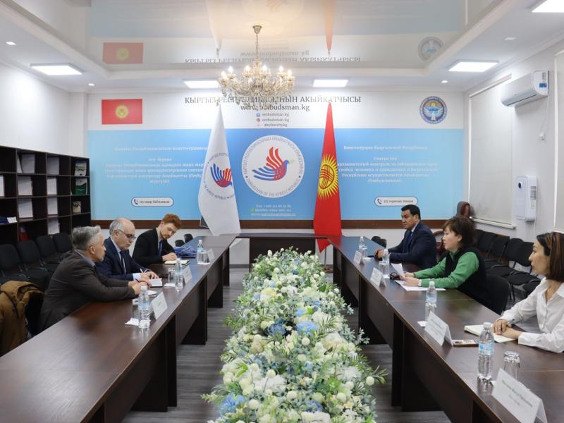 Посол Франции посетил офис Института Акыйкатчы