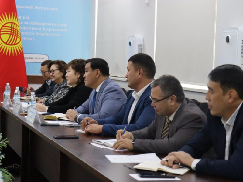 Акыйкатчы Джамиля Джаманбаева провела встречу с представителями системы ООН