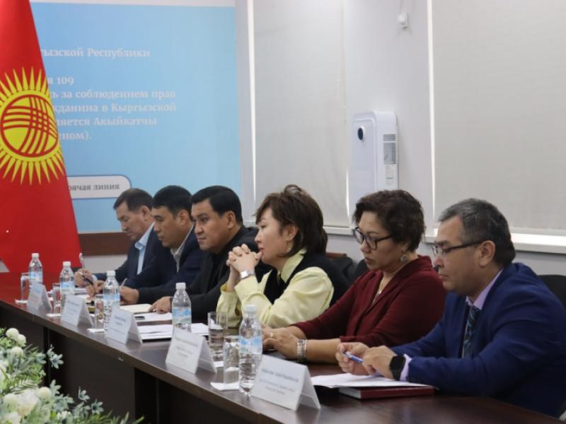 Акыйкатчы Джамиля Джаманбаева провела встречу со специальным координатором миссии наблюдателей ПА ОБСЕ