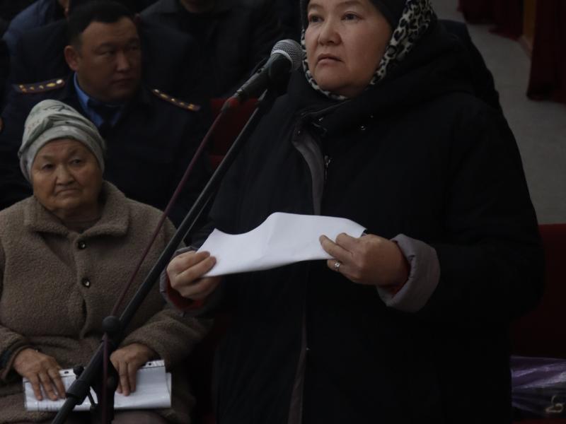 Акыйкатчы Джамиля Джаманбаева встретилась с жителями Чуйской области в городе Токмок