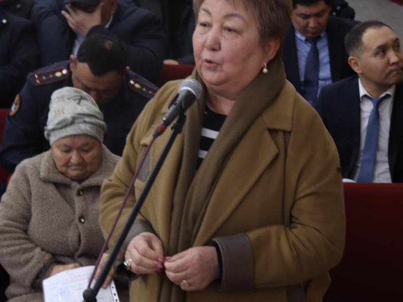 Акыйкатчы Джамиля Джаманбаева встретилась с жителями Чуйской области в городе Токмок