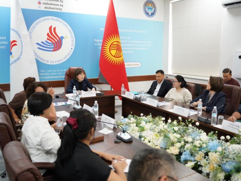 The first meeting of the Public Council was held at the Institute of the  Akyikatchy of the Kyrgyz Republic