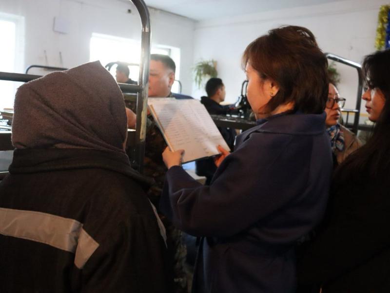 Акыйкатчы аялдар абагынын кармоо шарттары менен таанышты