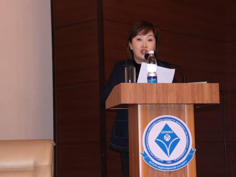 Жамиля Жаманбаева Конституция күнүнө арналган форумга катышты