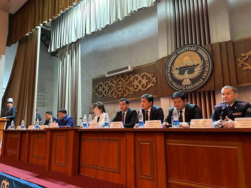 Джамиля Джаманбаева встретилась с населением Ошской области