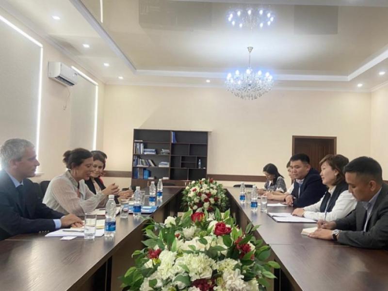 Акыйкатчы провела встречу с Постоянным координатором и временным и.о. регионального представителя ООН по правам человека в ЦА