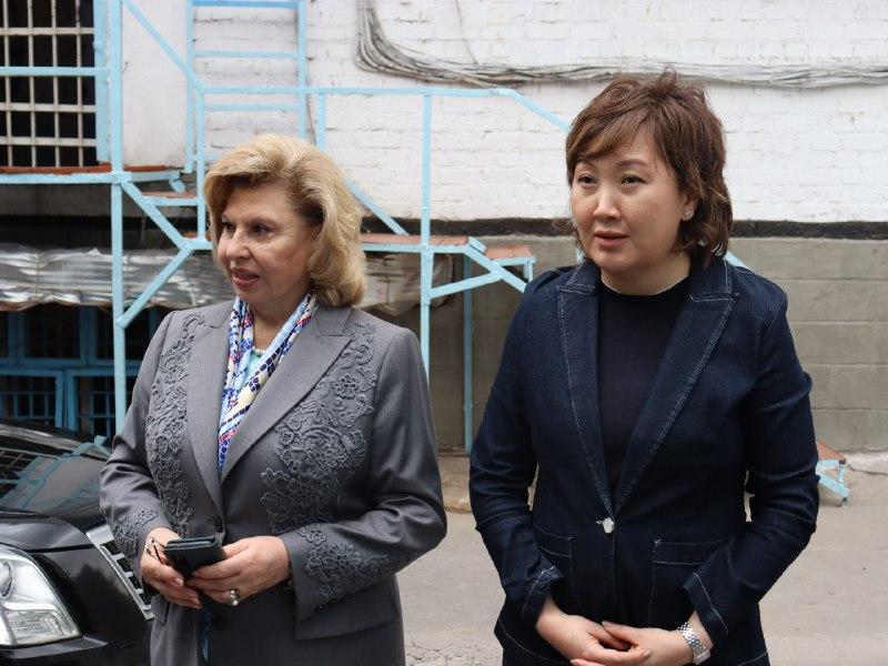  Акыйкатчы и Уполномоченный по правам человека в РФ посетили СИЗО-1 в Бишкеке