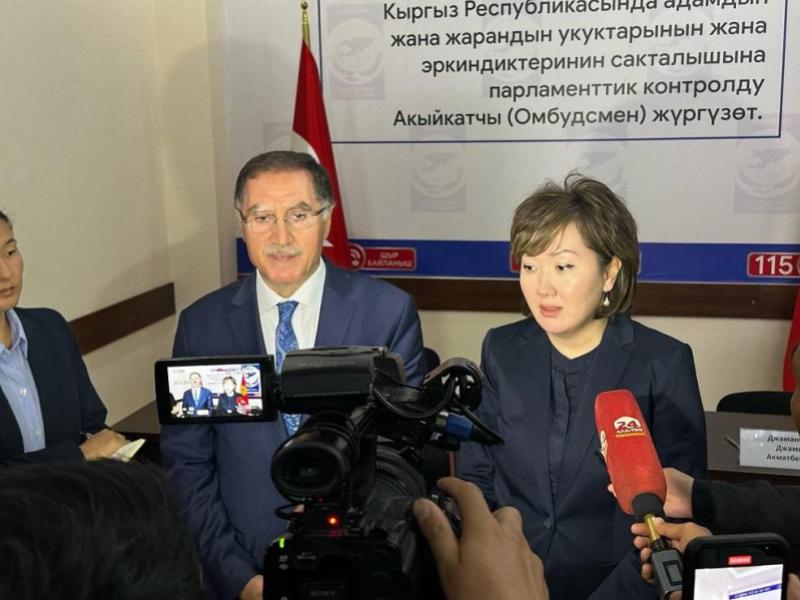 Dzhamilia Dhamanbaeva and the Chief Ombudsman of Turkiye sign a Memorandum of Cooperation