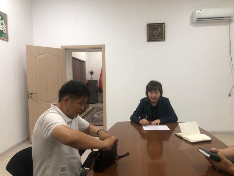 Акыйкатчы Джамиля Джаманбаева провела личный прием граждан