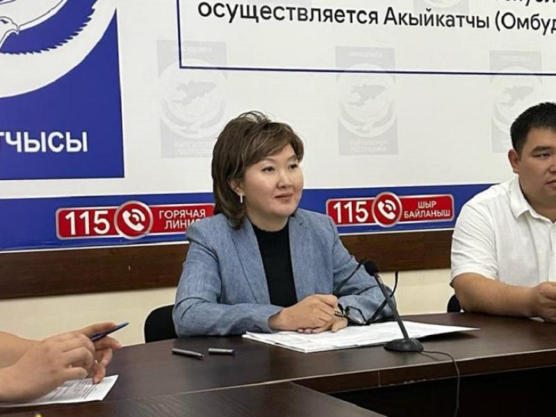 Акыйкатчы Джамиля Джаманбаева ЕККУ АУДИБдин демократиялаштыруу боюнча департаментинин башчысы менен  сүйлөштү