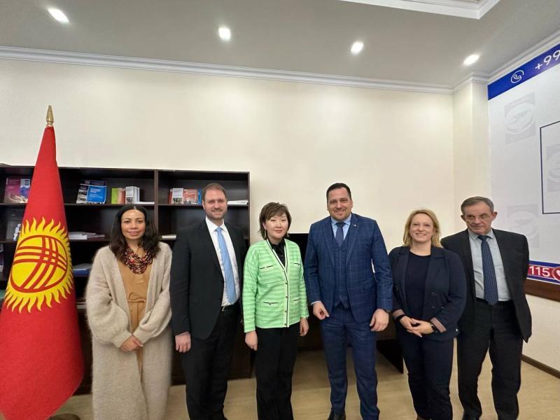 Akyikatchy (Ombudsman) of the Kyrgyz Republic Dzhamilya Dzhamanbaeva and members of the European Parliament held a meeting