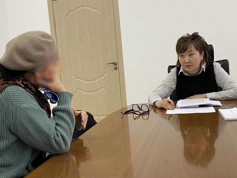 Акыйкатчы Джамиля Джаманбаева провела личный прием граждан