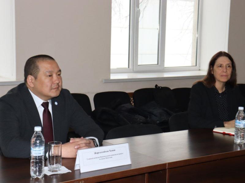 Джамиля Джаманбаева провела переговоры с Омбудсменом Монголии