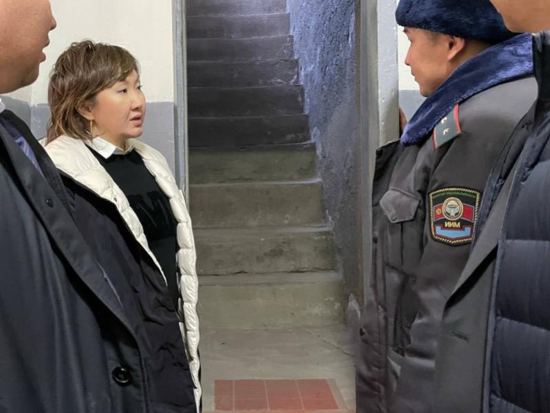 Джамиля Джаманбаева посетила СИЗО в городе Нарыне