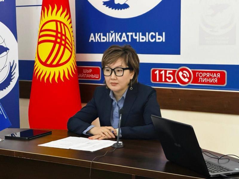 Akyikatchy (Ombudsman) Dzhamilia Dzhamanbaeva and the Director of the Asian-Pacific Forum discussed the draft constitutional Law on the Akyikatchy (Ombudsman) of the Kyrgyz Republic